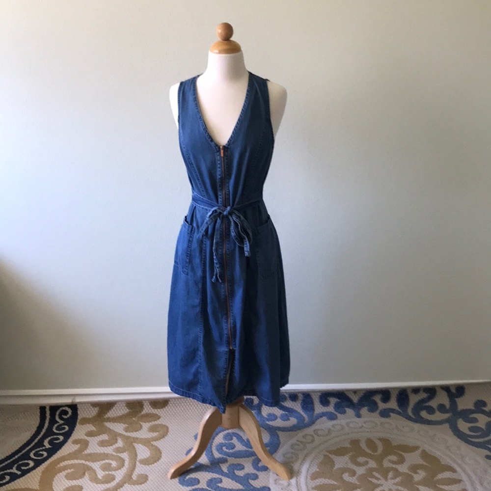 Mossimo Chambray Zip up Dress